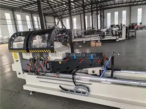 2024 New Design Double Head Up Cutting Machine For Pvc Win-door Double Head Precision Saw Double Head Mitre Saw For Pvc Window