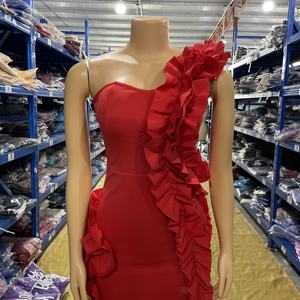 Hızlı kargo CY901848 kadın fırfır Mini elbise zarif kısa Robe Lady balo yemeği elbisesi doğum günü partisi için 2025 - Product Image 2