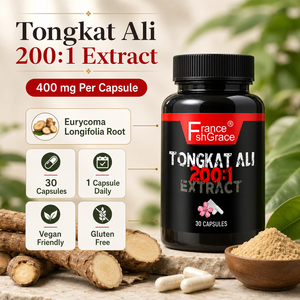 Complément alimentaire à base d'extrait de Tongkat Ali de haute qualité pour adultes, améliore l'endurance, capsules de Tongkat Ali pour hommes - Product Image 6