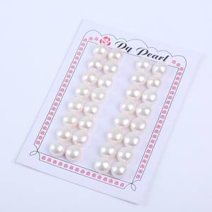 Perlas de Agua Dulce Naturales de Zhuji, Perlas Desordenadas Semilucidas, Perlas Blancas con Parches Impecables, Perlas Mantou al por Mayor - Product Image 2