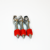 Clous à béton avec goupilles d'entraînement de rondelle en plastique pour outils à grande vitesse Chapeau d'actionnement de 3/8 ''de diamètre avec trou pour les yeux