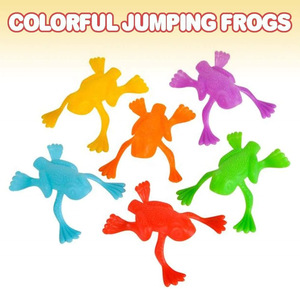 Onr AntiStress PU Plastic Jumping Frog Finger Press Bouncing Toad Educational Toy for 5-7 Years Old Wholesale - Product Image 5