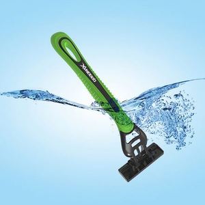 Rasoio da barba monouso personalizzato a testa fissa a tripla lama 3 - Product Image 5