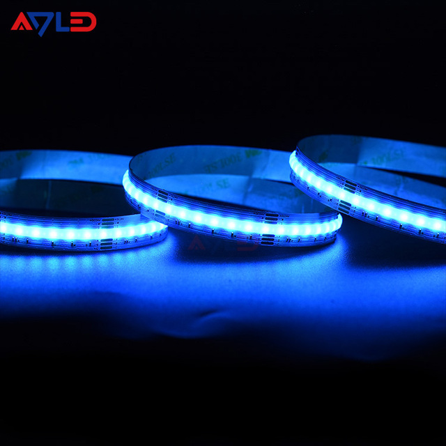 2026 RGB CCT COB LED Strip Light DC24V 12mm 840LED/m Dimmable CRI90 IP20 3-Year Warranty Remote Control