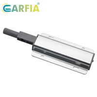 GARFIA Loquet magnétique en alliage d'aluminium pour porte et tiroir, aimant puissant, butée de porte pour quincaillerie de meubles