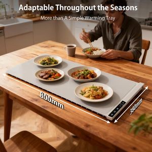 Plaque chauffante portable carrée en silicone souple pour la maison, avec contrôle de température réglable, classe d'efficacité énergétique, idéale pour l'hiver - Product Image 5