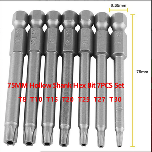 Juego <span class=keywords><strong>de</strong></span> Puntas <span class=keywords><strong>de</strong></span> Atornillador ALLUSE <span class=keywords><strong>de</strong></span> 1/4\", Aleación S2, Vástago Hexagonal, Magnético, Anti-Ejection, Acabado <span class=keywords><strong>de</strong></span> Acero Lijado, para Atornillador <span class=keywords><strong>de</strong></span> Impacto, Neumático, Bricolaje - Product Image 4