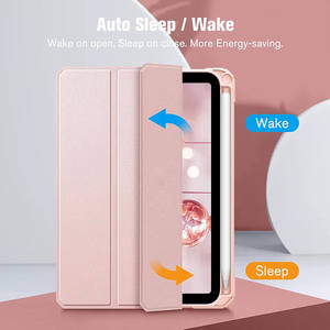 Étui intelligent pliable en trois parties en matériau PU léger et fin avec <span class=keywords><strong>coque</strong></span> arrière transparente pour <span class=keywords><strong>iPad</strong></span> 10e génération 10,<span class=keywords><strong>9</strong></span> 2022 - Product Image 2