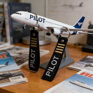 Porte-clés brodé pour pilote, accessoire de collection pour les pilotes, les passionnés d'aviation, cadeau de diplôme, cadeau d'<span class=keywords><strong>emploi</strong></span>, souvenir d'aéroport - Product Image 4