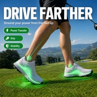 Vente directe usine : Semelles orthopédiques de sport pour le golf, avec soutien de la voûte plantaire, absorption des chocs et confort pour les pieds