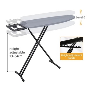 Tabla <span class=keywords><strong>de</strong></span> Planchar Vertical Plegable, Soporte para <span class=keywords><strong>Plancha</strong></span> Plana, Diseño Moderno, Soporte <span class=keywords><strong>de</strong></span> Tubo <span class=keywords><strong>de</strong></span> Acero, Funda para Tabla <span class=keywords><strong>de</strong></span> Planchar para Baño - Product Image 2