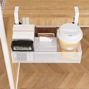 Nhà văn phòng dây hoàn thiện đa chức năng kim loại lưới giỏ bảng bên lưu trữ giá dưới bảng kệ - Product Image 2