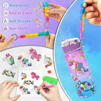 Bouteilles d'eau de sport étanches pour enfants avec logo personnalisé Kit de bricolage pour enfants