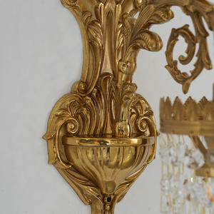 Lampada da <span class=keywords><strong>parete</strong></span> medievale in rame retrò francese per <span class=keywords><strong>camera</strong></span> da letto di lusso creativo soggiorno Hotel di cristallo LED <span class=keywords><strong>camera</strong></span> da letto principale <span class=keywords><strong>parete</strong></span> del comodino - Product Image 4