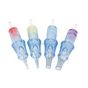 Aiguilles de cartouche de <span class=keywords><strong>tatouage</strong></span> permanent jetables, liner, <span class=keywords><strong>ombrage</strong></span>, 1RL 3RL 5RL 7RL, aiguilles à membrane, microblading, E.O. Stérilisé au gaz - Product Image 5