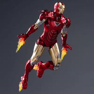 Zd Toys Originale Marvel <span class=keywords><strong>Action</strong></span> Figure in Scala 1/10 <span class=keywords><strong>Iron</strong></span> <span class=keywords><strong>Man</strong></span> Edizione 10° Anniversario Modello MK 6 in Plastica con Giunti Mobili Non si Illumina - Product Image 5