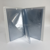 Carpeta de Archivos de Plástico PVC A4, Carpetas Delgadas Reutilizables, Carpeta de Presentación con Marca Personalizada para Regalos Corporativos y Uso en Oficina