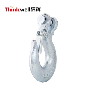 ตะขอเกี่ยวแบบมีห่วงนิรภัย Thinkwell รุ่น H/A331 ขนาด 6 มม. ผลิตจากเหล็กกล้าคาร์บอน สำหรับงานอุตสาหกรรมทั่วไป - Product Image 1