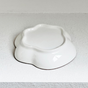 Mini-plats en céramique personnalisés avec motif de patte de chat, pour condiments, assaisonnements de hot pot, sauces, et soja - Product Image 1