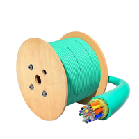 Cable de Fibra Óptica Monomodo en Rollo de 1 km FTTH, 1, 2, 4, 8, 12 Núcleos, para Comunicación Interior