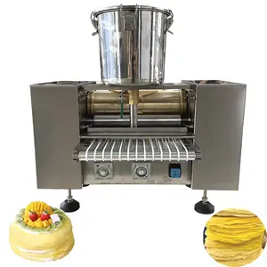 2023 Commercial Mini Thousand Layer Cake Thin Pancake Skin Making Machine with Adjustable Speed And Thickness