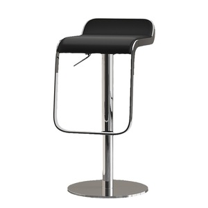 Lingtuo Bar <b>Stool</b> Chrome Frame <b>Adjustable</b> <b>Height</b> Kitchen Counter Chair - Product Image 5