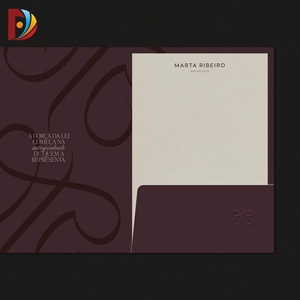 Cartella Portadocumenti <span class=keywords><strong>A3</strong></span>/A4 con Due Tasche, Logo Personalizzato Stampato, Rilegatura a Fogli Piegati, Stampa su Carta Patinata - Product Image 5