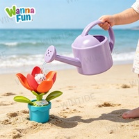 Ensemble de jouets de bain en plastique en forme de tulipe pour tout-petits, arroseur interactif pour la baignoire, jeu aquatique unisexe, fabriqué en Chine
