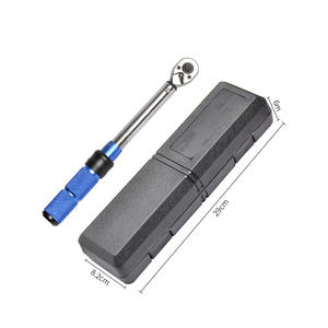 Jeu de douilles pour clé dynamométrique, 18 pièces, en acier au chrome-vanadium, outil de réparation pour le cyclisme, avec affichage de la mesure et sac à outils - Product Image 2