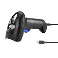Precio de fábrica Máquina industrial portátil de mano 1D 2D Lector de código Qr Módulo de escáner de código de barras con cable USB en Stock