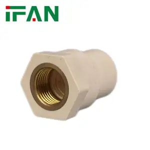 IFAN Beige Color Astm 2846 Water Supply Plumbing Cpvc Pipes And Fittings Cpvc Female Socket