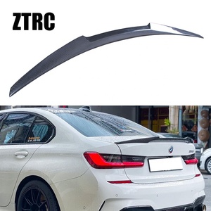 For 3 Series G20 G28/G80 M3 M4 Style Real Carbon Fiber Material Rear Spoiler Trunk Wing 2019-2024 - Product Image 1