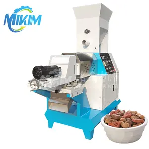 Farming Soybeans Expander Full Fat Soya Extruding Machine Floating Fish Feed Extruder