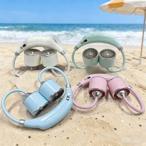 Ventilador de Cuello Portátil de Plástico ABS con Diseño de Capibara, de Alta Calidad, con Carga USB, Marca Goldkyrin, Venta al Por Mayor - Product Image 3