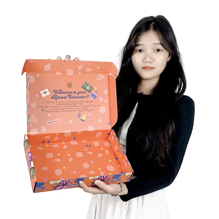 Boîte d'emballage de bougie en carton rigide Diwali de vente chaude pour sac cadeau de Noël de bonbons
