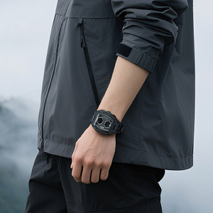 Marque Fairwhale nouveau Design lumineux électronique analogique montre numérique homme étanche multifonctionnel Sport <span class=keywords><strong>Chrono</strong></span> montre TPD bracelet - Product Image 6
