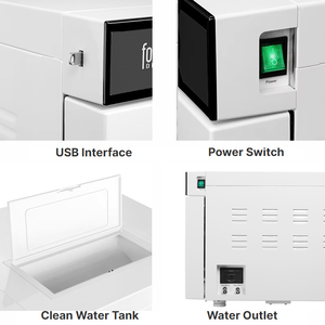 Attrezzature Dentali <span class=keywords><strong>Autoclave</strong></span> Dentale Fomos Classe B Sterilizzatore <span class=keywords><strong>17L</strong></span> 22L / Sterilizzatore a Vapore <span class=keywords><strong>Autoclave</strong></span> - Product Image 6