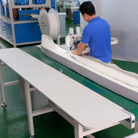 Machine à coudre semi-automatique haute vitesse Stenburg pour bordures de matelas, tête Singer 300U, 1600-2800 points/minute
