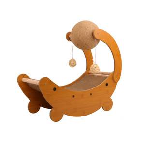 Forma di scafo per animali domestici letto per gatti graffiatura scratching board per animali domestici casa per uso doppio letto per gatti in carta ondulata scratching board giocattolo - Product Image 5
