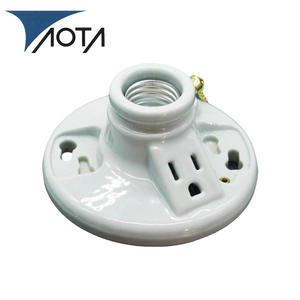 قاعدة مصباح أواة مقاومة للتآكل 660 واط عالية الجودة E26 سيراميك 125 فولت E27 بورسلين آمنة مع ضمان لمدة عام مقبس مصباح كهربائي - Product Image 2