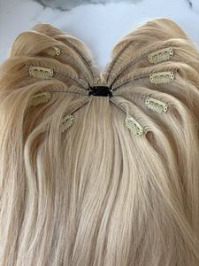 Nouvelles extensions capillaires à clipser Octopus, mélange blond, 1 pièce, 10 clips, postiche araignée, double trame épaisse, extensions à clipser - Product Image 5