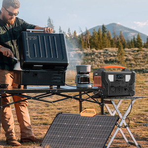 Système d'énergie solaire portable MIQI Off Grid Mobile Backup Home Camping 1008wh, générateur 1200w, station d'alimentation Lifepo4 avec mode UPS - Product Image 3