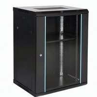 Armoire de serveur murale 12U 19 pouces en acier laminé à froid, coffret réseau, armoire de données intérieure, fabrication OEM
