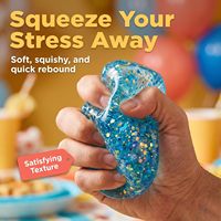 Balles anti-stress, jouets à presser, cube rafraîchissant exquis, jouet sensoriel pour adultes pour soulager l'anxiété et le stress, jouet anti-stress en forme de glaçon
