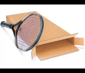 Caixa Papelo Para Tnis 13X3X30 "scatole da racchetta da Tennis in cartone ondulato con caricamento laterale scatole personalizzate per palline da Tennis - Product Image 5