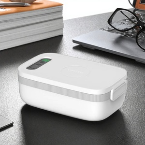 Nouvelle boîte à bento électrique USB portable, chauffage à une touche, acier inoxydable, 1L, usage domestique, voiture, extérieur, style moderne - Product Image 3
