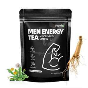 Té Energético para Hombres, Apoyo a la Fertilidad, Ginseng, Dátiles Rojos, Morera, Eucommia, Sin Azúcar, Orgánico, Vegano, Bolsitas de Té de Hierbas, Circulación - Product Image 2