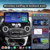 Autoradio multimédia Android 13 avec CarPlay sans fil et commande vocale IA pour Mercedes-Benz Vito 2016-2021, lecteur vidéo stéréo GPS