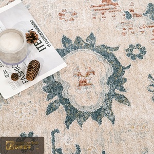 Alfombra Antideslizante de Estilo Turco LandScopeTech para Decoración del Hogar, Alfombra Suave para Sala de Estar y Área del Sofá, Alfombra de Alta Calidad con Pelo de 8 mm, Agradable al Tacto - Product Image 3