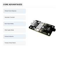 Module de capteur de flamme infrarouge, sortie analogique numérique réglable, carte de détection d'incendie pour projets de sécurité robotique Arduino